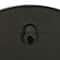 Black Glass Contemporary Wall Clock, 20" x 20" x 3"